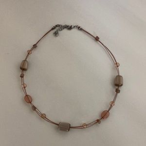 Lia Sophia Bronze and Copper Necklace
